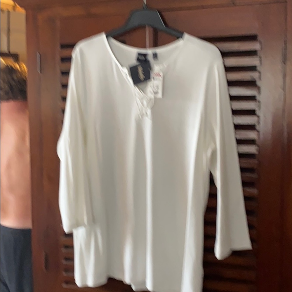 White cotton shirt